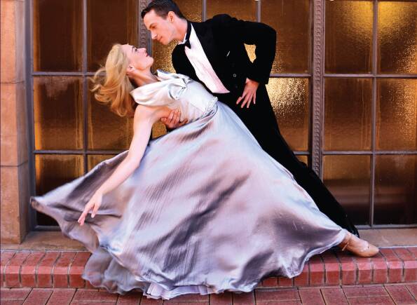 TRIBUTE: Arguably Hollywood's best song and dance duo Fred Astaire and Ginger Rogers are being celebrated in a new production Cheek to Cheek by Glenn Hill and Cristina D'Agostino.