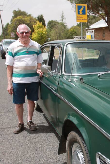 Ken Harrison with his 1967 Humber Super Snipe purchased in Geelong 15 years ago.