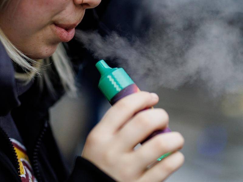 Vapes are about to become available only through pharmacies. (EPA PHOTO)