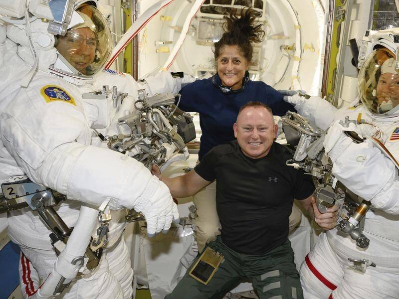 NASA says astronauts Suni Williams and Butch Wilmore are safe, despite having no return date. (AP PHOTO)