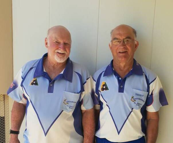 WINNERS: Jim Deacon and Terry McDonald have secured back to back major pairs titles. Picture: Supplied